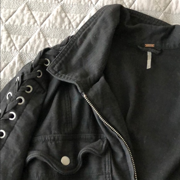 Free People Coat with Grommets - Picture 4 of 4